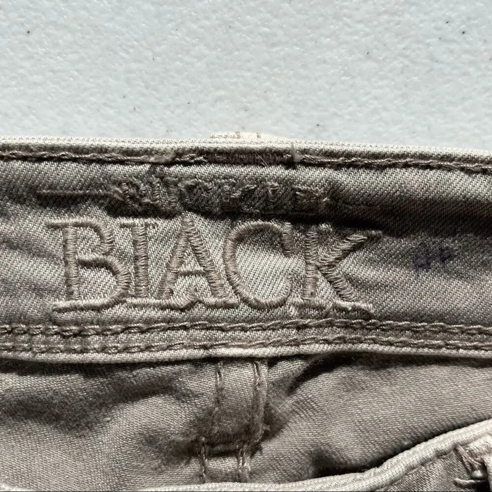 Buckle Black (Gray/Cream) Skinny Jean Size 28x27